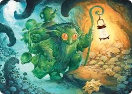 Mutable Explorer Art Card (21/54) - Art Series: Lorwyn Eclipsed Magic: The Gathering trading card