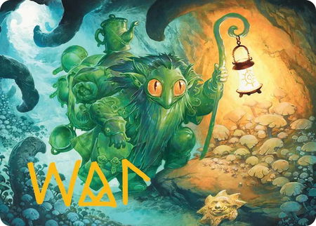 Mutable Explorer Art Card (21/54) (Gold-Stamped Signature) - Art Series: Lorwyn Eclipsed Magic: The Gathering trading card