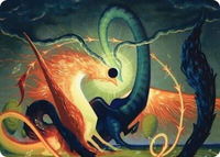 Celestial Reunion Art Card (42/54) - Art Series: Lorwyn Eclipsed (ASECL) #42 - Special Magic: The Gathering Trading Card