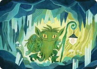 Mutable Explorer Art Card (43/54) - Art Series: Lorwyn Eclipsed (ASECL) #43 - Special Magic: The Gathering Trading Card