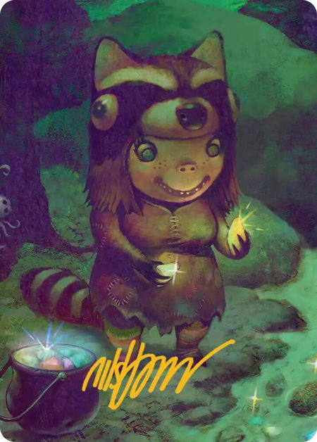 Glister Bairn Art Card (Gold-Stamped Signature) - Art Series: Lorwyn Eclipsed Magic: The Gathering trading card