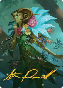 Maralen, Fae Ascendant Art Card (Gold-Stamped Signature) - Art Series: Lorwyn Eclipsed (ASECL) #24 - Special Magic: The Gathering Trading Card