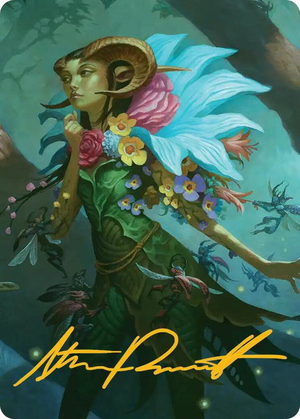Maralen, Fae Ascendant Art Card (Gold-Stamped Signature) trading card from Art Series: Lorwyn Eclipsed Maralen, Fae Ascendant Art Card (Gold-Stamped Signature) - Art Series: Lorwyn Eclipsed Magic: The Gathering trading card