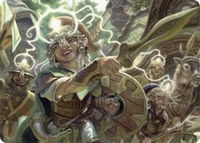 Thoughtweft Lieutenant Art Card - Art Series: Lorwyn Eclipsed (ASECL) #26 - Special Magic: The Gathering Trading Card