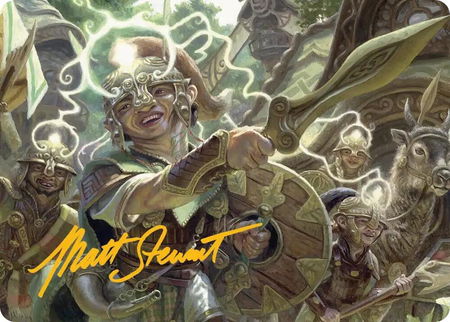 Thoughtweft Lieutenant Art Card (Gold-Stamped Signature) - Art Series: Lorwyn Eclipsed Magic: The Gathering trading card