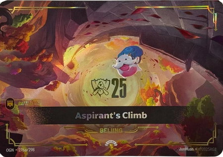 Aspirant's Climb - Riftbound Promotional Cards Riftbound trading card