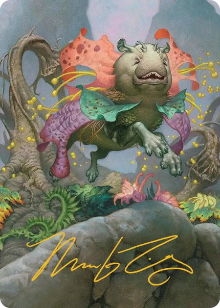 Vibrance Art Card (Gold-Stamped Signature) - Art Series: Lorwyn Eclipsed Magic: The Gathering trading card