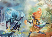 Ashling's Command Art Card (Gold-Stamped Signature) - Art Series: Lorwyn Eclipsed (ASECL) #44 - Special Magic: The Gathering Trading Card