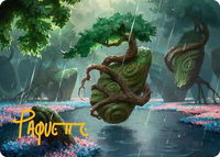 Rain-Slicked Copse Art Card (Gold-Stamped Signature) - Art Series: Lorwyn Eclipsed (ASECL) #49 - Special Magic: The Gathering Trading Card