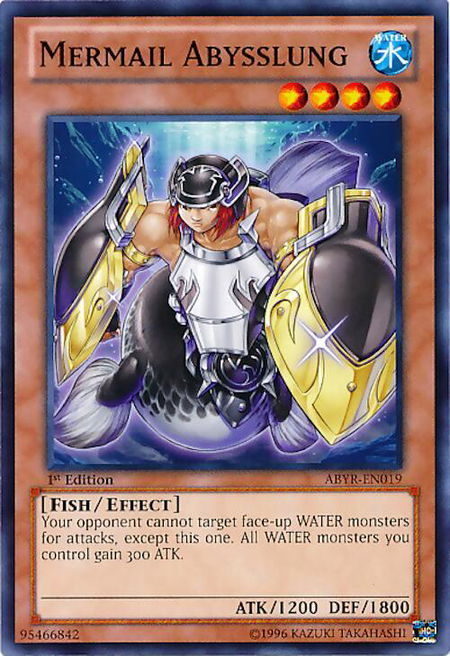 Mermail Abysslung - Abyss Rising YuGiOh trading card