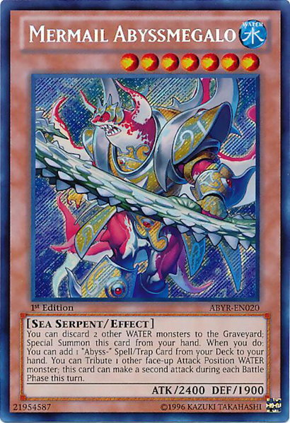 Mermail Abyssmegalo - Abyss Rising YuGiOh trading card