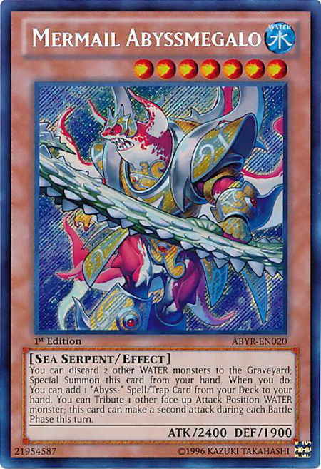 Mermail Abyssmegalo - Abyss Rising YuGiOh trading card