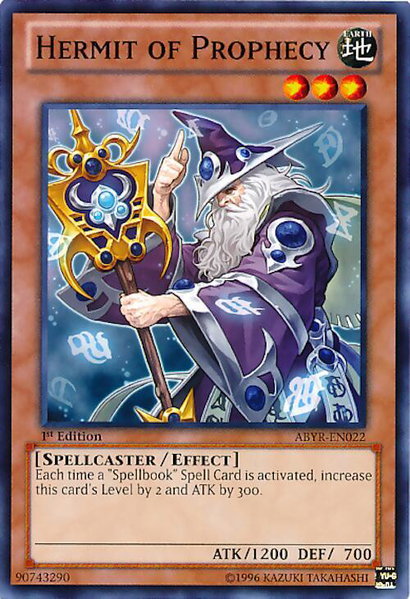 Hermit of Prophecy - Abyss Rising YuGiOh trading card