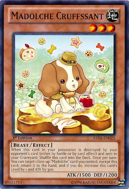 Madolche Cruffssant - Abyss Rising YuGiOh trading card