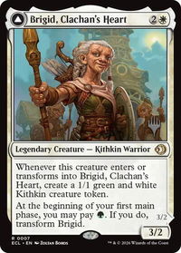 Brigid, Clachan's Heart - Promo Pack: Lorwyn Eclipsed (PPECL) #7 - Rare Magic: The Gathering Trading Card