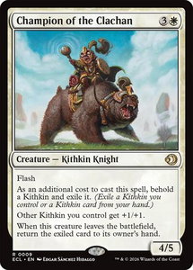 Champion of the Clachan - Promo Pack: Lorwyn Eclipsed (PPECL) #9 - Rare Magic: The Gathering Trading Card