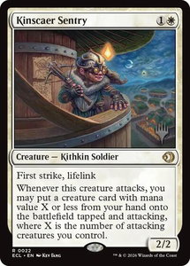 Kinscaer Sentry - Promo Pack: Lorwyn Eclipsed (PPECL) #22 - Rare Magic: The Gathering Trading Card