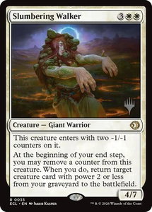 Slumbering Walker - Promo Pack: Lorwyn Eclipsed (PPECL) #35 - Rare Magic: The Gathering Trading Card