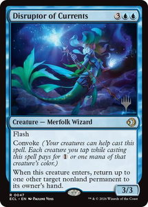 Disruptor of Currents - Promo Pack: Lorwyn Eclipsed (PPECL) #47 - Rare Magic: The Gathering Trading Card