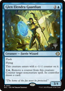 Glen Elendra Guardian - Promo Pack: Lorwyn Eclipsed (PPECL) #51 - Rare Magic: The Gathering Trading Card