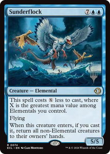 Sunderflock - Promo Pack: Lorwyn Eclipsed (PPECL) #74 - Rare Magic: The Gathering Trading Card