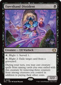 Dawnhand Dissident - Promo Pack: Lorwyn Eclipsed (PPECL) #98 - Rare Magic: The Gathering Trading Card
