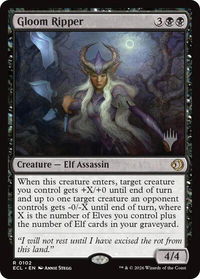 Gloom Ripper - Promo Pack: Lorwyn Eclipsed (PPECL) #102 - Rare Magic: The Gathering Trading Card