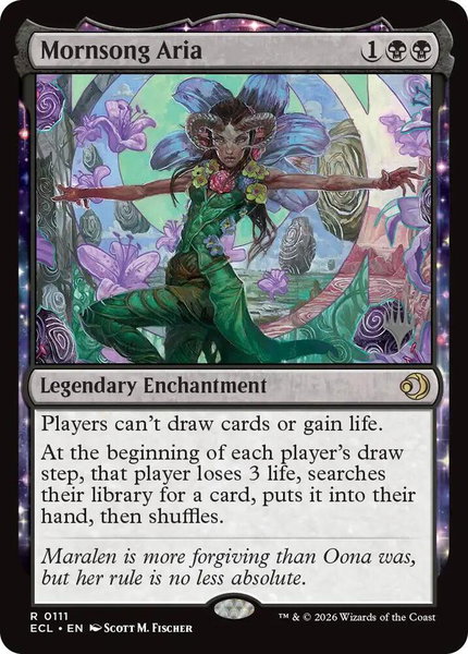 Mornsong Aria - Promo Pack: Lorwyn Eclipsed Magic: The Gathering trading card