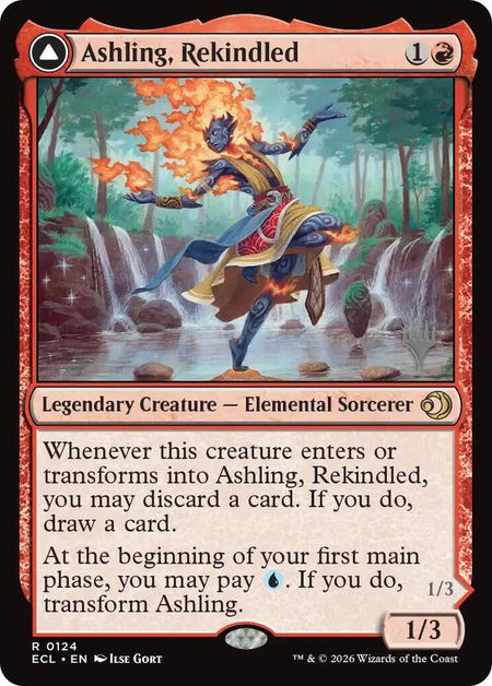 Ashling, Rekindled - Promo Pack: Lorwyn Eclipsed Magic: The Gathering trading card