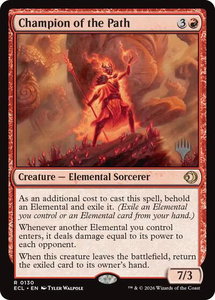Champion of the Path - Promo Pack: Lorwyn Eclipsed (PPECL) #130 - Rare Magic: The Gathering Trading Card