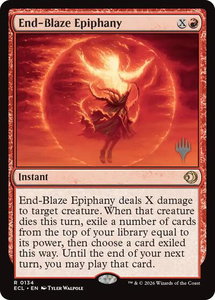 End-Blaze Epiphany - Promo Pack: Lorwyn Eclipsed (PPECL) #134 - Rare Magic: The Gathering Trading Card