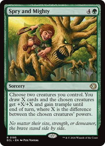 Spry and Mighty - Promo Pack: Lorwyn Eclipsed (PPECL) #195 - Rare Magic: The Gathering Trading Card