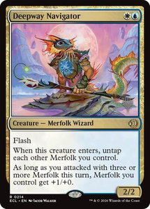 Deepway Navigator - Promo Pack: Lorwyn Eclipsed (PPECL) #214 - Rare Magic: The Gathering Trading Card
