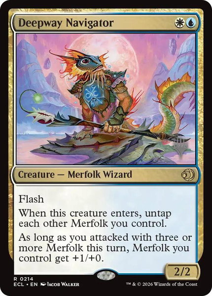 Deepway Navigator - Promo Pack: Lorwyn Eclipsed Magic: The Gathering trading card