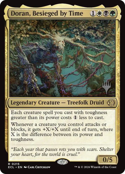 Doran, Besieged by Time - Promo Pack: Lorwyn Eclipsed Magic: The Gathering trading card