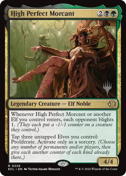 High Perfect Morcant - Promo Pack: Lorwyn Eclipsed Magic: The Gathering trading card