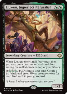 Lluwen, Imperfect Naturalist - Promo Pack: Lorwyn Eclipsed (PPECL) #232 - Rare Magic: The Gathering Trading Card