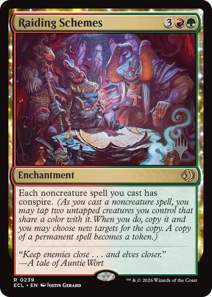 Raiding Schemes - Promo Pack: Lorwyn Eclipsed Magic: The Gathering trading card