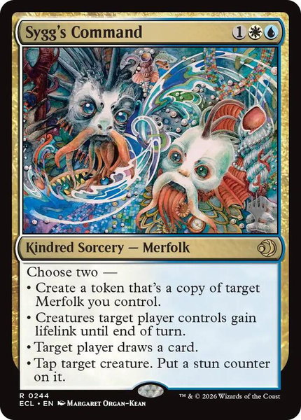 Sygg's Command trading card from Promo Pack: Lorwyn Eclipsed Sygg's Command - Promo Pack: Lorwyn Eclipsed Magic: The Gathering trading card