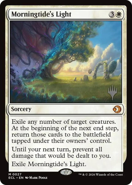 Morningtide's Light - Promo Pack: Lorwyn Eclipsed Magic: The Gathering trading card
