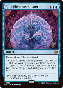 Glen Elendra's Answer - Promo Pack: Lorwyn Eclipsed (PPECL) #52 - Mythic Rare Magic: The Gathering Trading Card