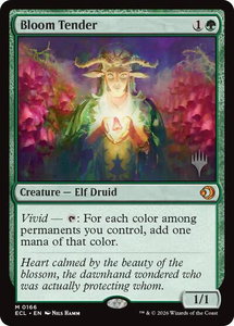Bloom Tender - Promo Pack: Lorwyn Eclipsed (PPECL) #166 - Mythic Rare Magic: The Gathering Trading Card