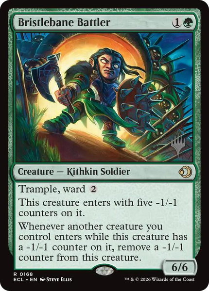 Bristlebane Battler - Promo Pack: Lorwyn Eclipsed Magic: The Gathering trading card