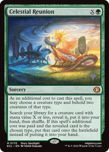 Celestial Reunion - Promo Pack: Lorwyn Eclipsed (PPECL) #170 - Mythic Rare Magic: The Gathering Trading Card