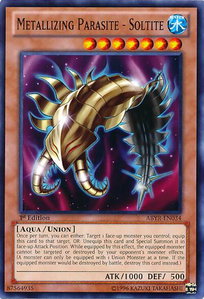 Metallizing Parasite - Soltite - Abyss Rising (ABYR) #ABYR-EN034 - Common / Short Print YuGiOh Trading Card