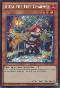 Hiita the Fire Charmer - THE CHRONICLES DECK: Spirit Charmers (All-Foil Edition) (CH02) #CH02-EN002 - Secret Rare YuGiOh Trading Card