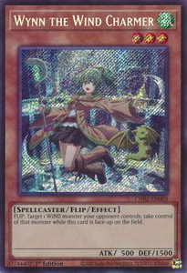 Wynn the Wind Charmer - THE CHRONICLES DECK: Spirit Charmers (All-Foil Edition) (CH02) #CH02-EN003 - Secret Rare YuGiOh Trading Card