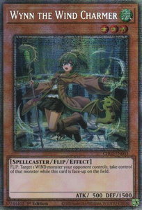 Wynn the Wind Charmer (Starlight Rare) - THE CHRONICLES DECK: Spirit Charmers (All-Foil Edition) (CH02) #CH02-EN003 - Starlight Rare YuGiOh Trading Card