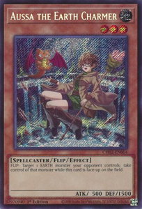 Aussa the Earth Charmer - THE CHRONICLES DECK: Spirit Charmers (All-Foil Edition) (CH02) #CH02-EN004 - Secret Rare YuGiOh Trading Card