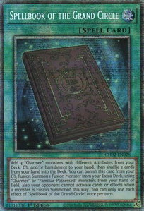 Spellbook of the Grand Circle (Starlight Rare) - THE CHRONICLES DECK: Spirit Charmers (All-Foil Edition) (CH02) #CH02-EN028 - Starlight Rare YuGiOh Trading Card